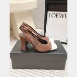 CC 2026 HIGH HEEL WOMEN Slingbacks Suede