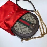 Best Gucci High Quality Ophidia mini round shoulder 550618 bag