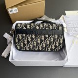 30 Montaigne Avenue Bag Blue Dior Oblique Jacquard