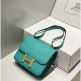 7 Star Hermes handmade Stiching Constance Bag 23cm