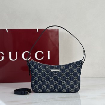 Gucci 1:1 874743 Blue Lady Lunetta Small Shoulder Bag