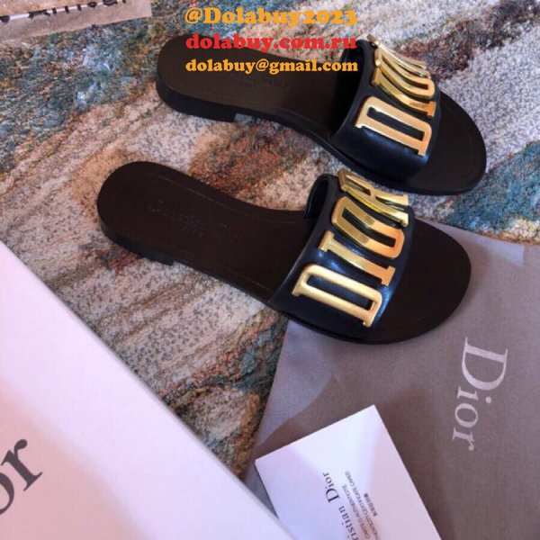 Wholesale Luxury DIOR FALT SLIPPER Top Quality