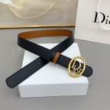 Reversible Dior Oblique Belt 30MM
