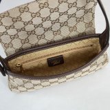 Gucci AAA+ 867156 Jackie Small Shoulder Black/Sand Bag