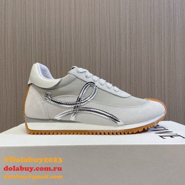 Top Quality Runner In Nylon And Suede Shoes