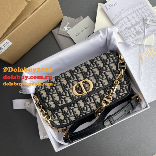 30 Montaigne Avenue Bag Blue Dior Oblique Jacquard