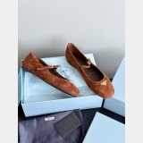 prada Suede ballerinas
