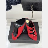 Top Quality YSL EMILIE mules in satin crepe