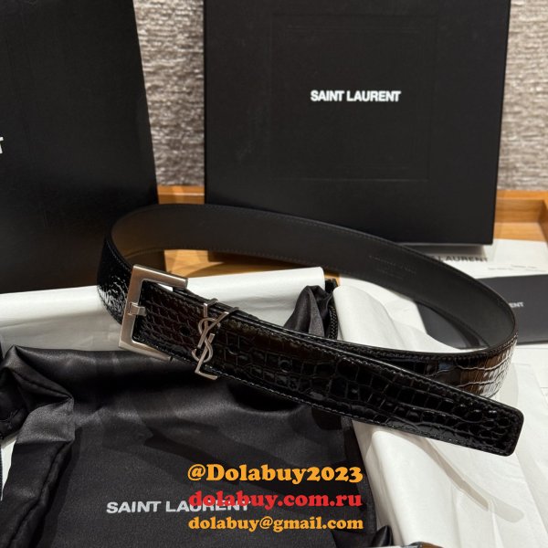 Designer SAINT LAURENT BELT 20MM/30MM