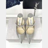 Jimmy Choo Bing Mules with Crystal Strap