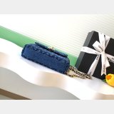 Designer Clutch With Chain AS4244 & AS2215 Washed Denim Bag