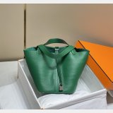 Designer Hermes Picotin Bags 18/22CM Silver Replica Best Online