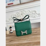 Top quality Hermes handmade Stiching Constance Bag 18CM