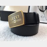 Knockoff Gucci Leather Belt 38mm Black Replica