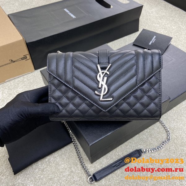 YSL Envelope Wallet on Chain WOC 620280 Bag