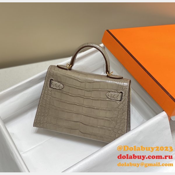 Best Hermes Mini Kelly 1:1 Replica 19CM Handbags