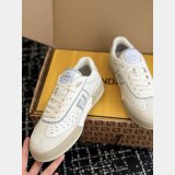 Fendi Match Suede Sneakers