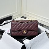 TOP CC Classical 25cm Flap 1112 Caviar leather Handbags