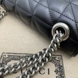 Gucci Designer Copy GG Marmont Matelassé 446744 Black Bag