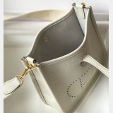 Hermes Evelyne Handbags Replica off White
