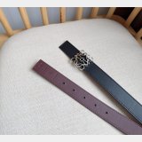 Top Loewe Reversible Anagram Belt 2.8CM