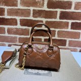 Gucci Best Perfect GG matelassé leather top handle 702251 Replica bag