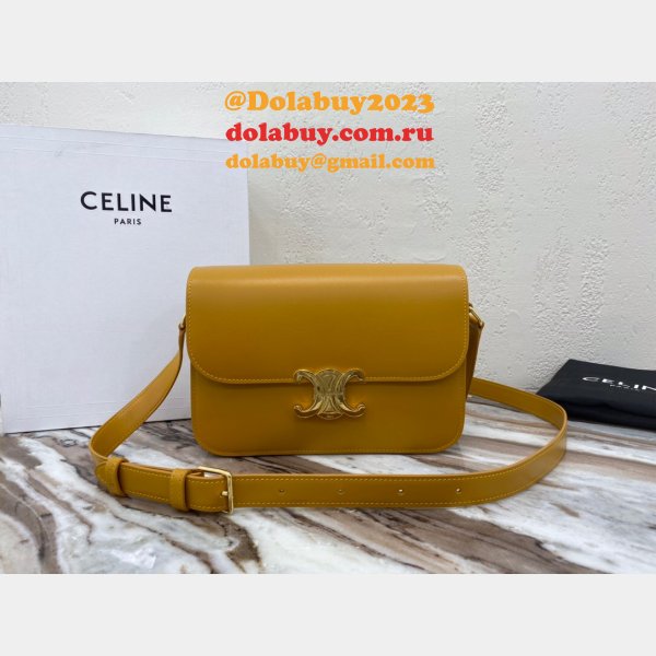 The Best Celine 1:1 Mirror Triomphe Replica Dolabuy 22cm Bag