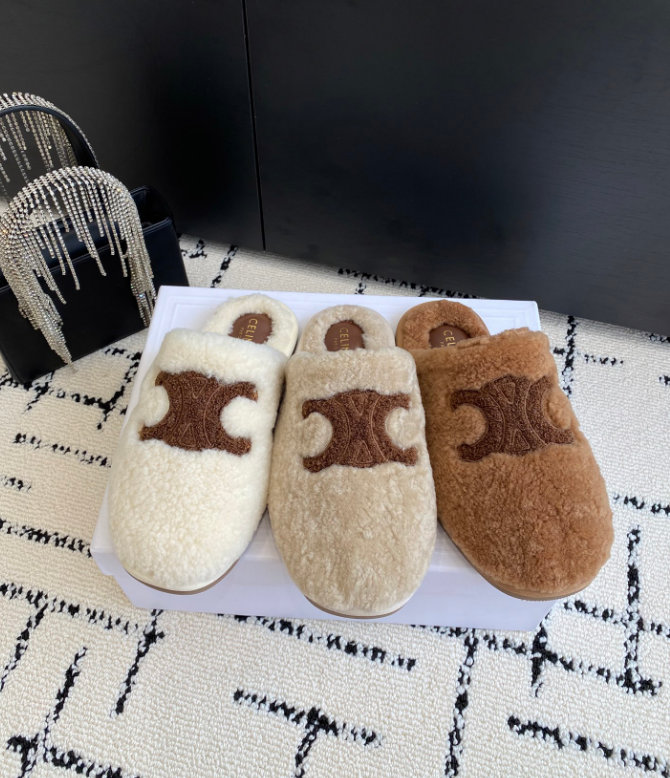 CELINE PITEA CLOG IN SUEDE CALFSKIN
